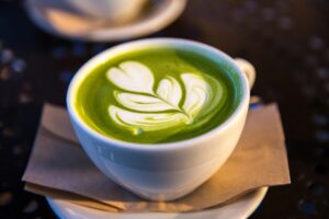 ChatGPT said: Japanese Green Tea : A cup of matcha symbolising modern Japanese tea culture.